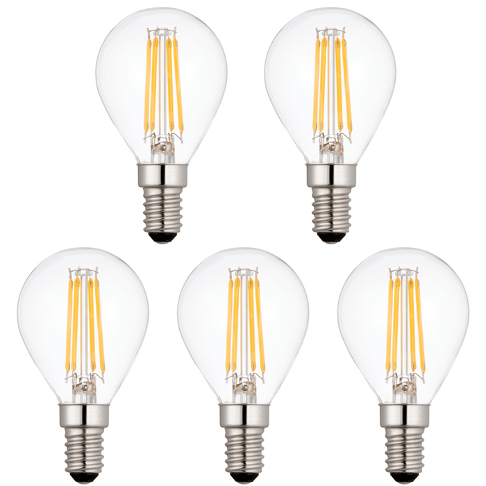 5 x E14 LED Lamp/Bulb Dimmable 4W (40W Equivalent)