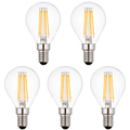 5 x E14 LED Lamp/Bulb Dimmable 4W (40W Equivalent)
