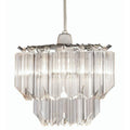 acrylic clear non electric pendant ceiling light 229 ne Living Room Image