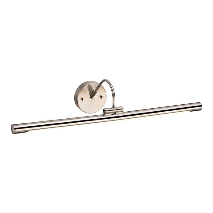 alton 1 lt large led brushed nickel picture light elstead lighting