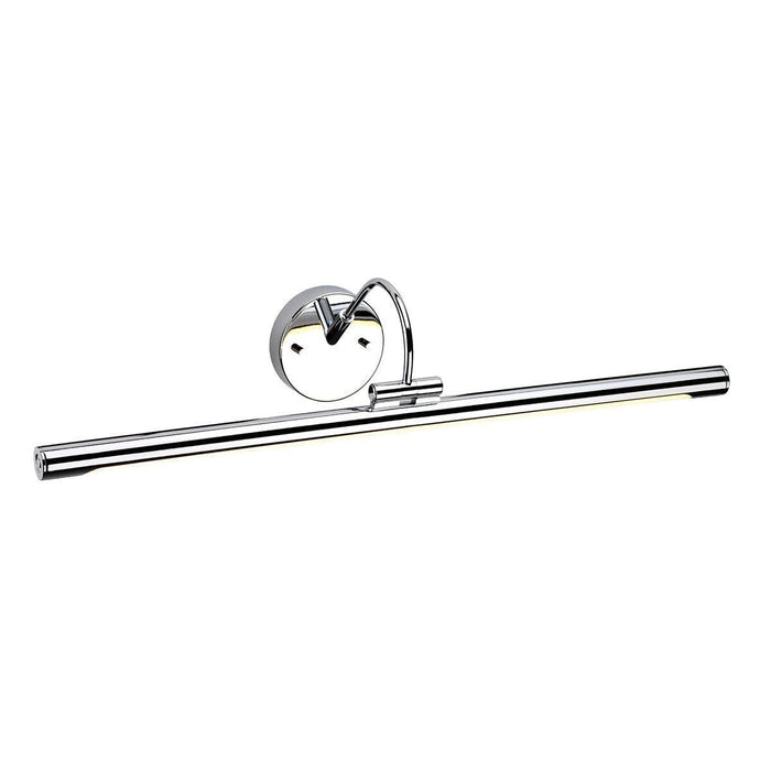 alton 1 lt large led polished chrome picture light elstead lighting