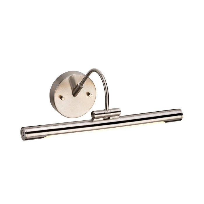 alton 1 lt small led brushed nickel picture light elstead lighting