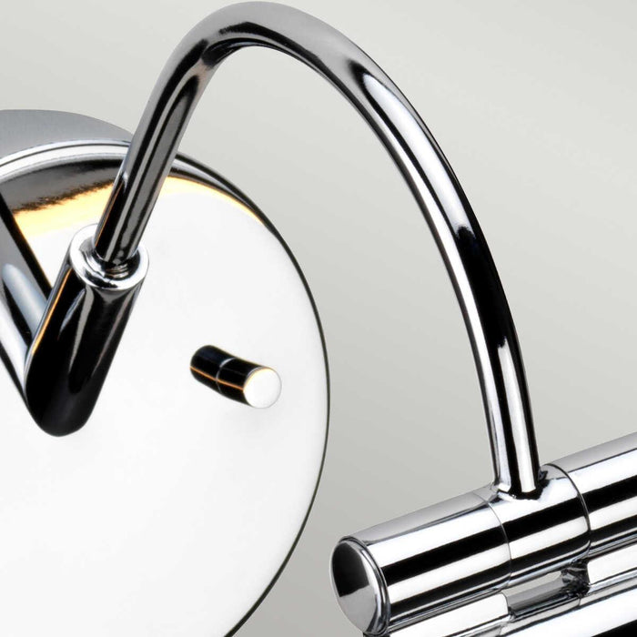 alton 1 lt small led polished chrome picture light elstead lighting Close Up