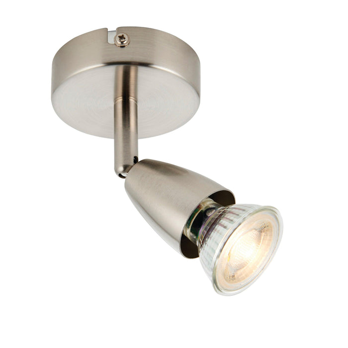 amalfi adjustable satin nickel spotlightby saxby lighting