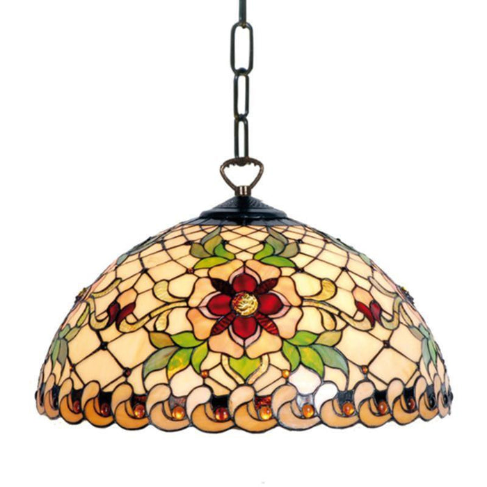 Tiffany Ceiling Pendant Lights - Angelique Small Tiffany Ceiling Light,1 Bulb