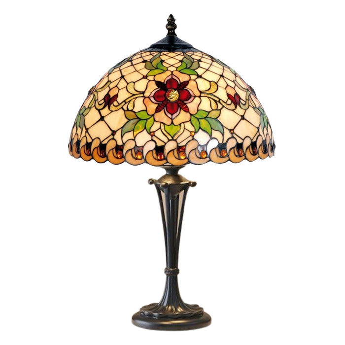 Angelique Tiffany Table Lamp - Tiffany Lighting Direct — close-up detail