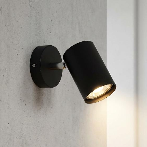Arezzo Black Spot Light - Adjustable by Saxby Lighting — suits kitchens, living rooms & bedrooms