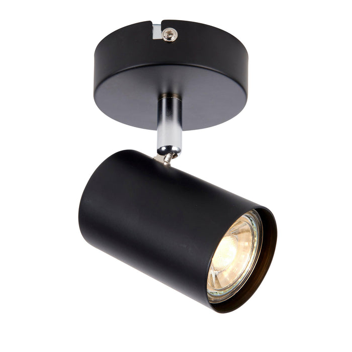 arezzo black spot light adjustableby saxby lighting