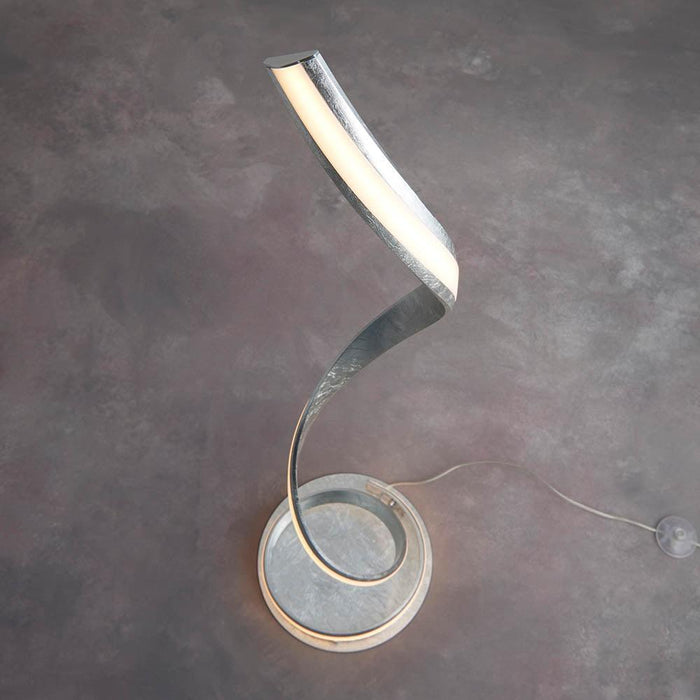 Endon Aria 1 Light Nickel Floor Lamp by Endon Lighting 5