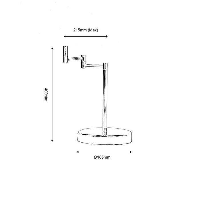 Armada Polished Brass Table Lamp (fitting only) — alternate view