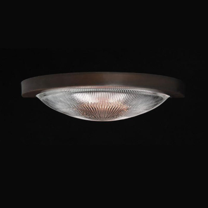 Art Deco Wall Light - Kansa Prismatic Dish Wall Light Wall493 2 lamp bulb guide