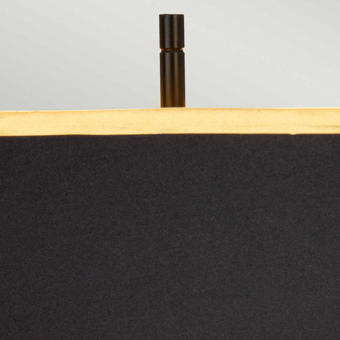 Atlas 1 Light Brushed Brass Table Lamp Elstead Lighting 2