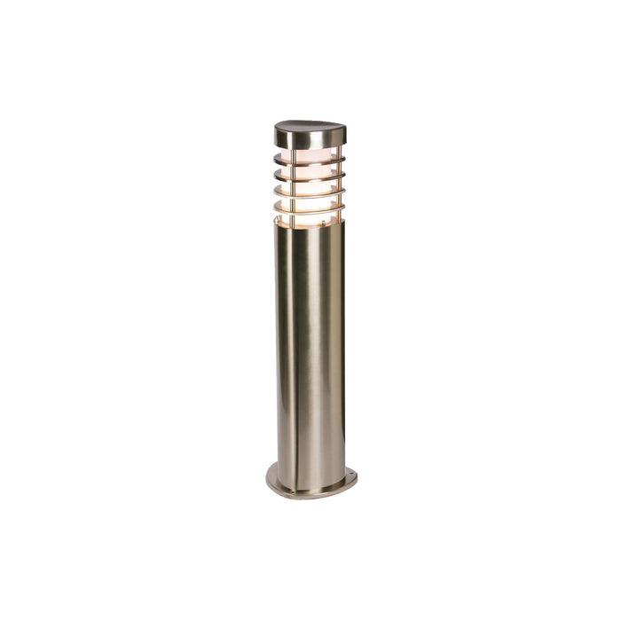 bliss silver outdoor lamp post ip44 10 5w warm whiteby saxby lighting
