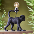 Capuchin Monkey Table Lamp - Black-Endon Lighting-Living-Room-Tiffany Lighting Direct-[image-position]