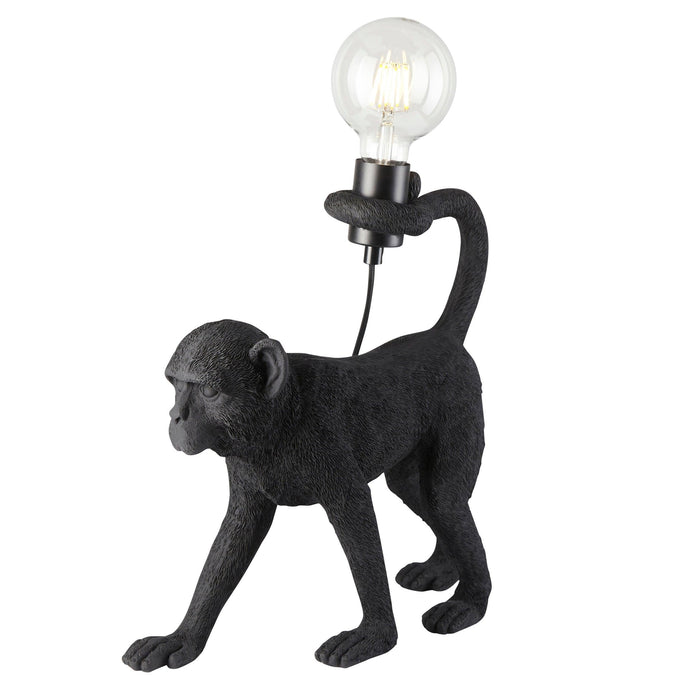 Capuchin Monkey Table Lamp - Black-Endon Lighting-Living-Room-Tiffany Lighting Direct-[image-position]