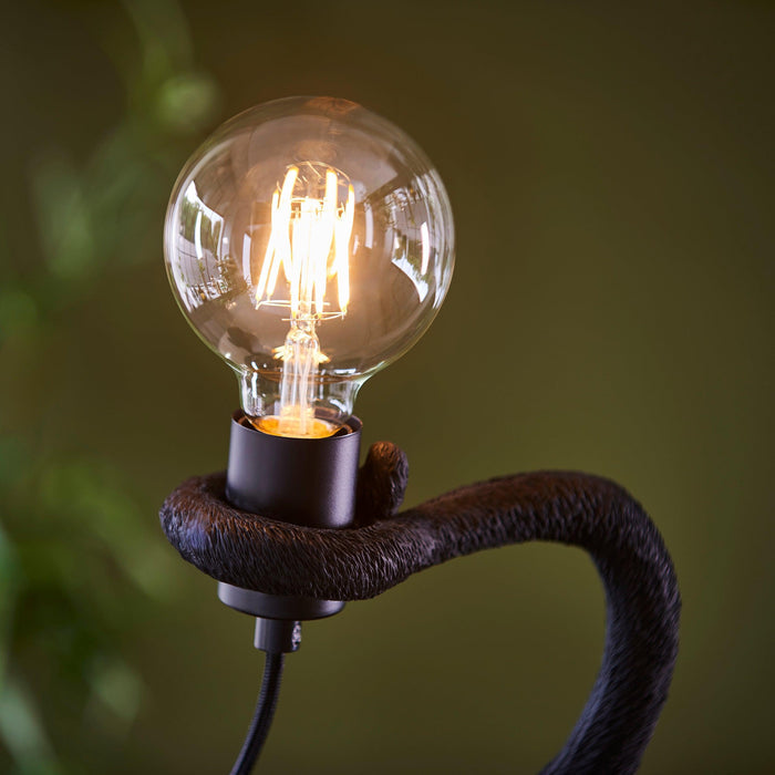 Capuchin Monkey Table Lamp - Black-Endon Lighting-Living-Room-Tiffany Lighting Direct-[image-position]
