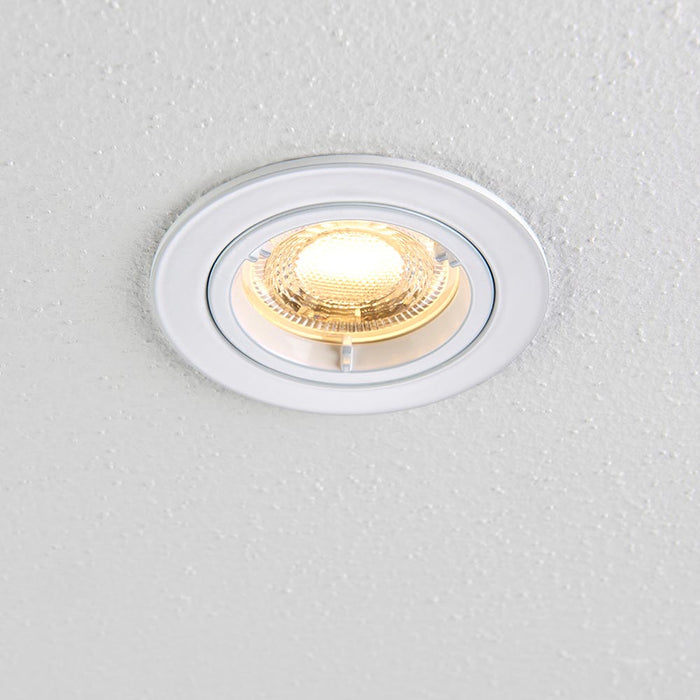 Cast Fixed White Recessed Downlight — alternate view