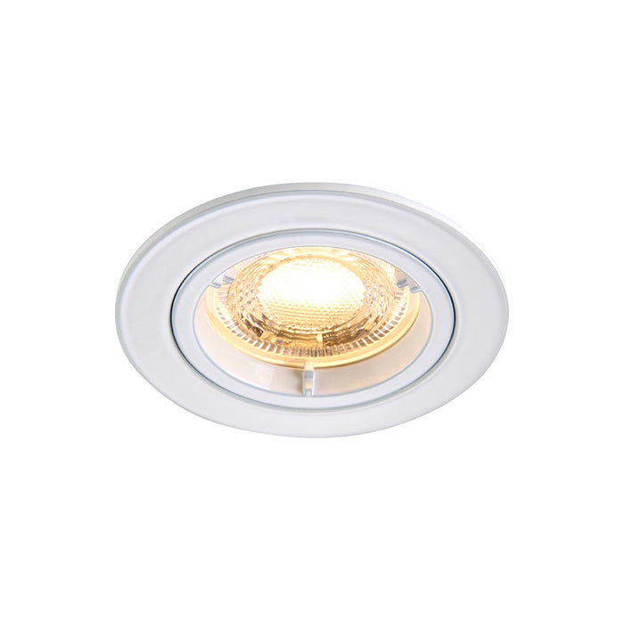 Cast Fixed White Recessed Downlight — lifestyle setting