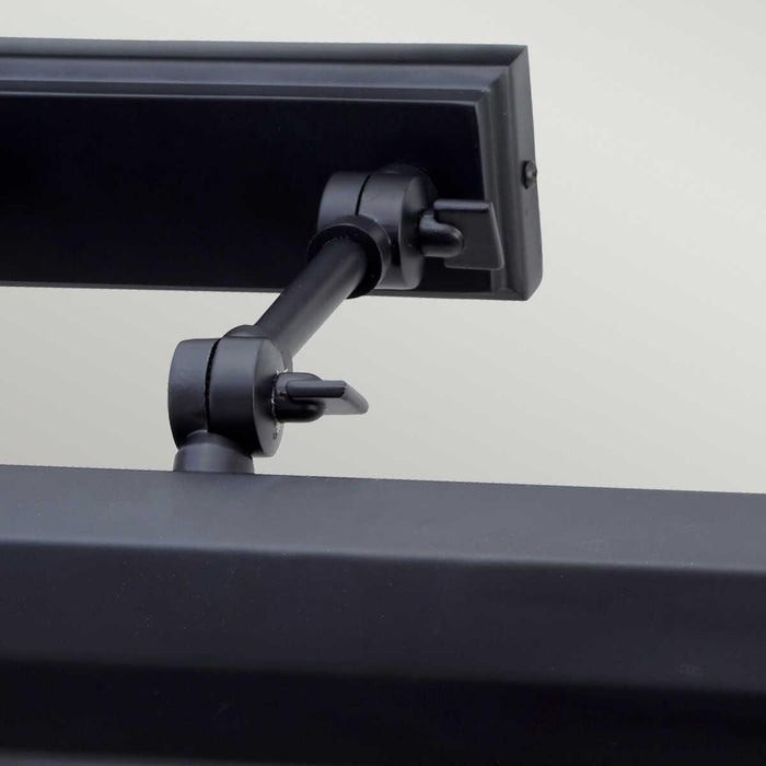 chawton large black picture light elstead lighting Detailed Close Up