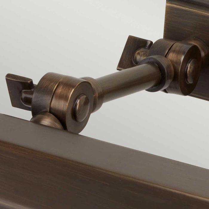 chawton small dark bronze picture light elstead lighting Close Up