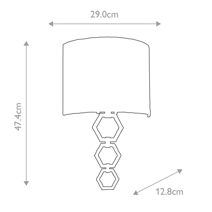 Clark Medium 1 Light Polished Chrome Wall Light Elstead — close-up detail