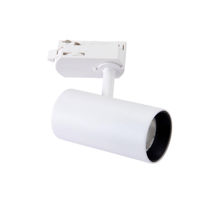 coltled 15w track head light matt white cool white by saxby lighting, close up image 36