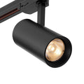 coltled 23w track head 3000k matt black warm whiteby saxby lighting