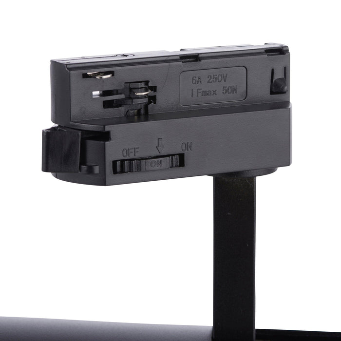 coltled 23w track head 3000k matt black warm white by saxby lighting, close up image 17