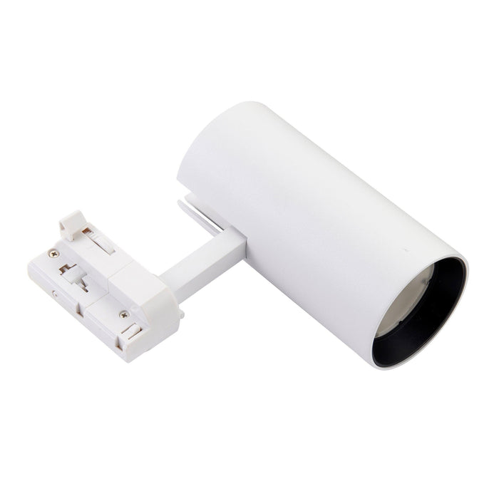 coltled 23w track head 3000k matt white cool whiteby saxby lighting