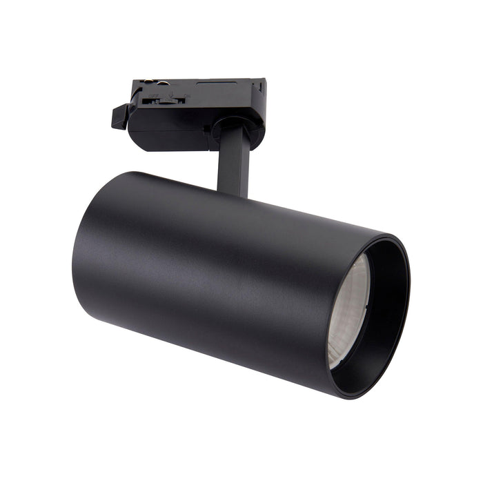 coltled 34w track head 3000k matt black warm white by saxby lighting, close up image 27