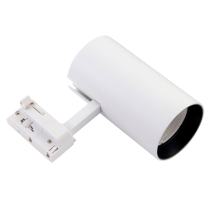 coltled 34w track head 3000k matt white warm whiteby saxby lighting