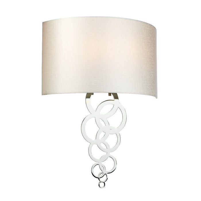 curtis large 2 lt polished chrome wall light elstead lighting