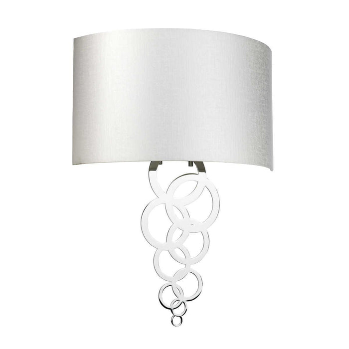 curtis large 2 lt polished chrome wall light elstead lighting Living Room Close Up