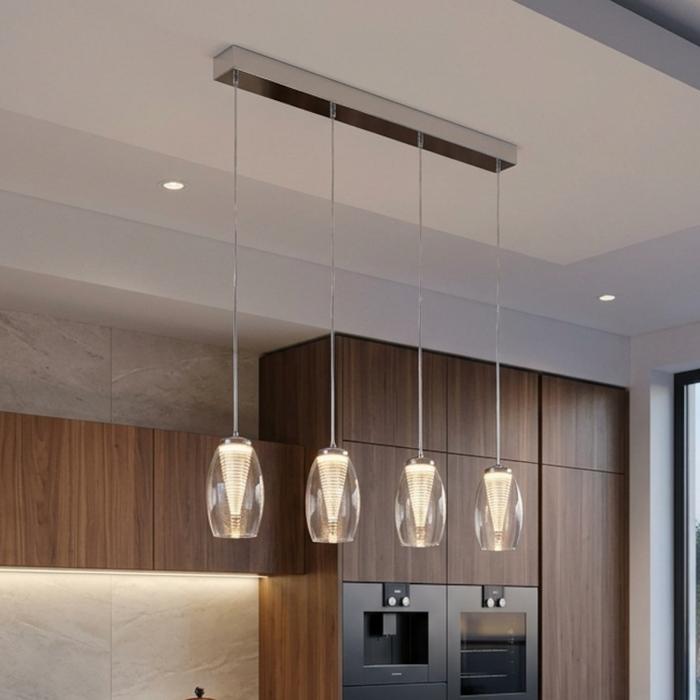Cyclone 4 Light LED Bar Kitchen Ceiling Light — alternate view