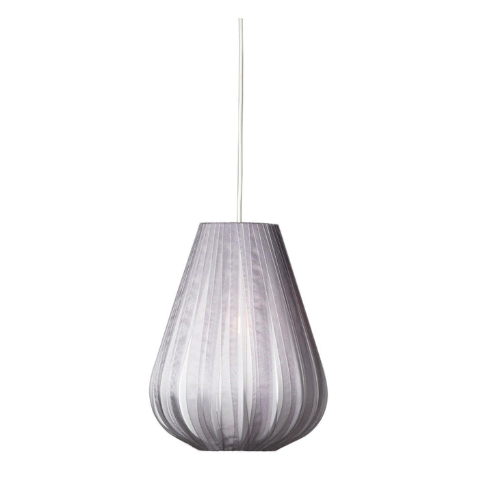 det soft grey organza material non electric pendant