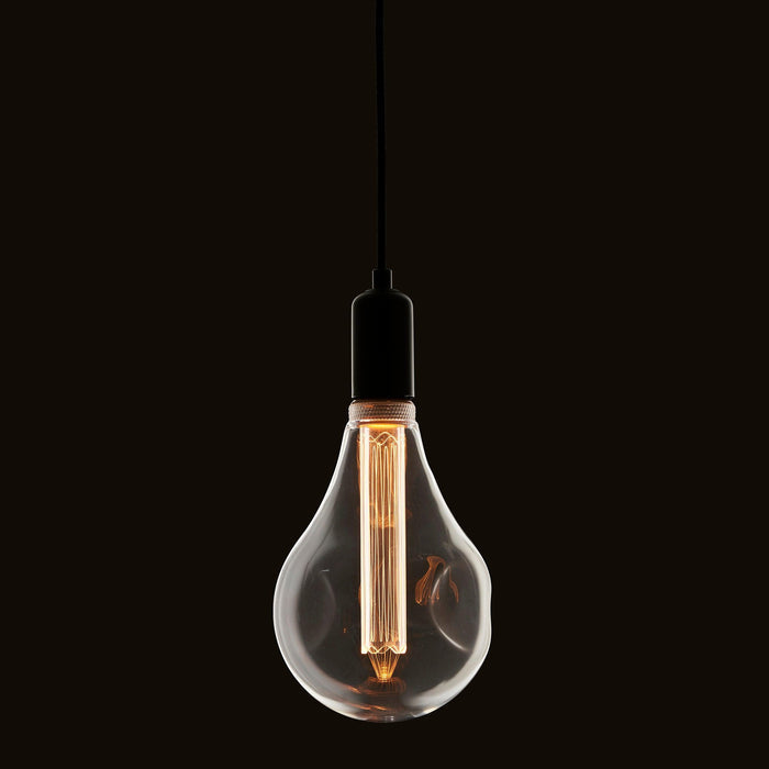dimple e27 clear globe 2 5w fillament led light bulb 148mm Living room lighting image