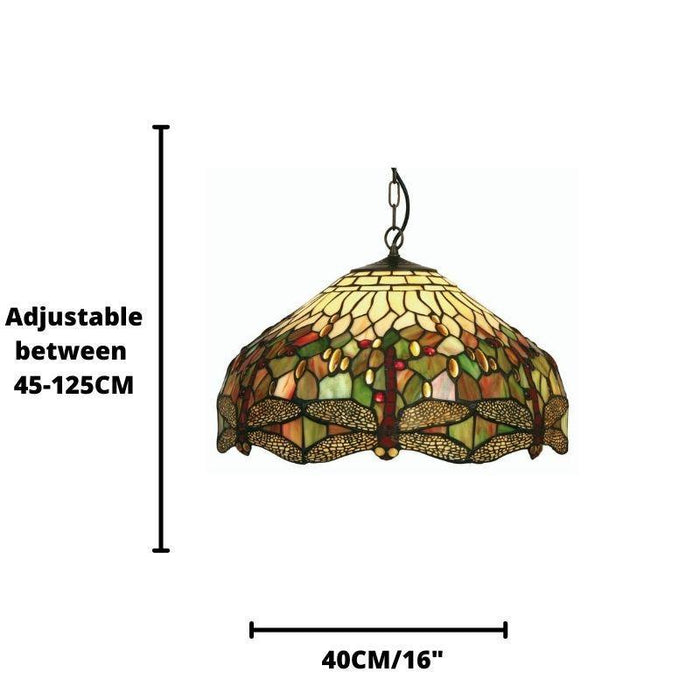 oaks tiffany dragonfly ceiling light Living Room Image