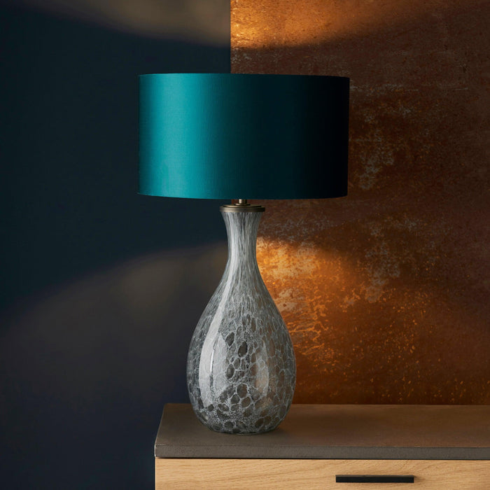 Drandle Large White & Grey Glass Table Lamp Base-Living Lights-Living-Room-Tiffany Lighting Direct-[image-position]