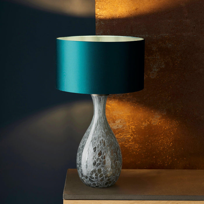 Drandle Large White & Grey Glass Table Lamp Base-Living Lights-Living-Room-Tiffany Lighting Direct-[image-position]