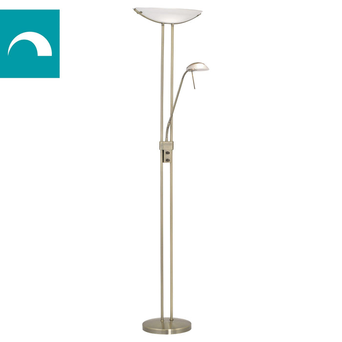 eglo baya bronze mother child floor lamp living room image