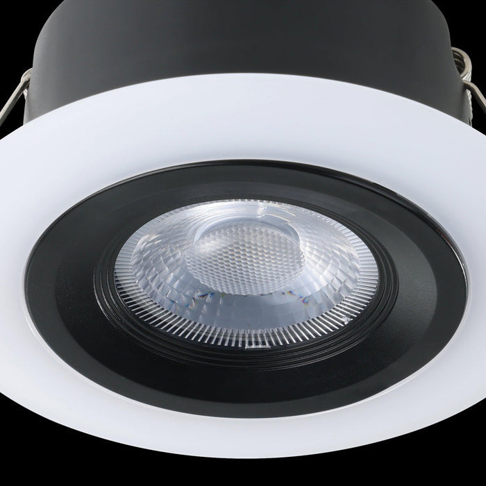 eglo calonge led round white recessed ceiling spot light kitchen lighting