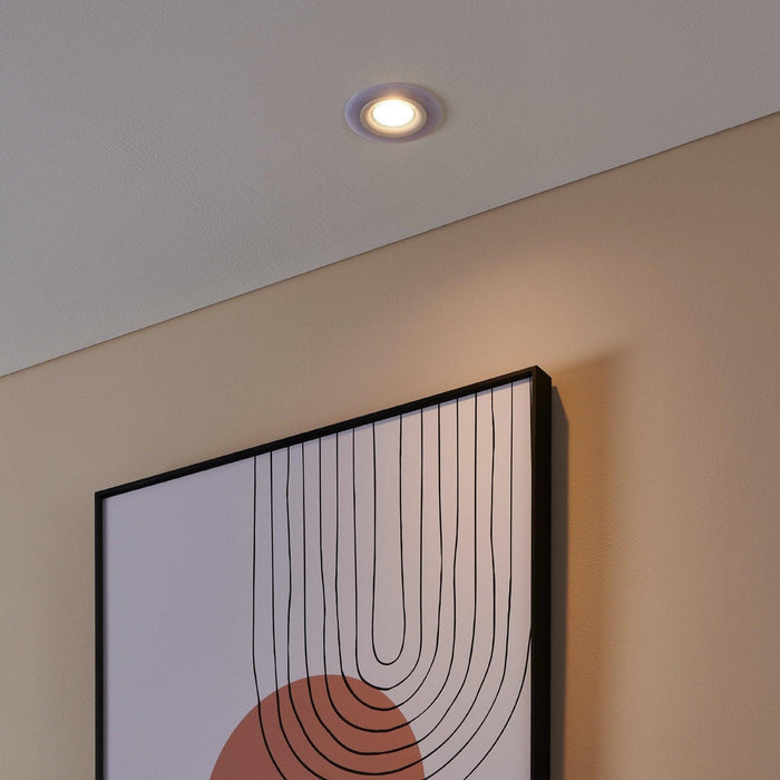eglo calonge set of 3 white led recessed spot lights