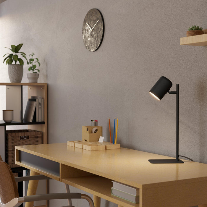 eglo ceppino black metal table lamp