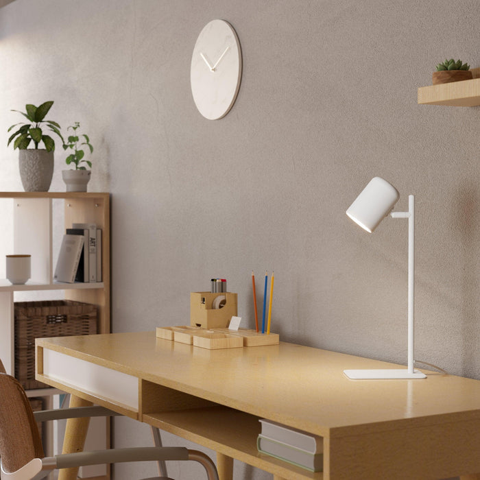 eglo ceppino white metal table lamp