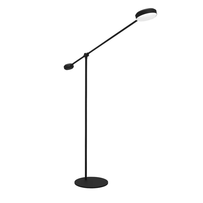 eglo clavellina black led boom touch floor lamp living room image