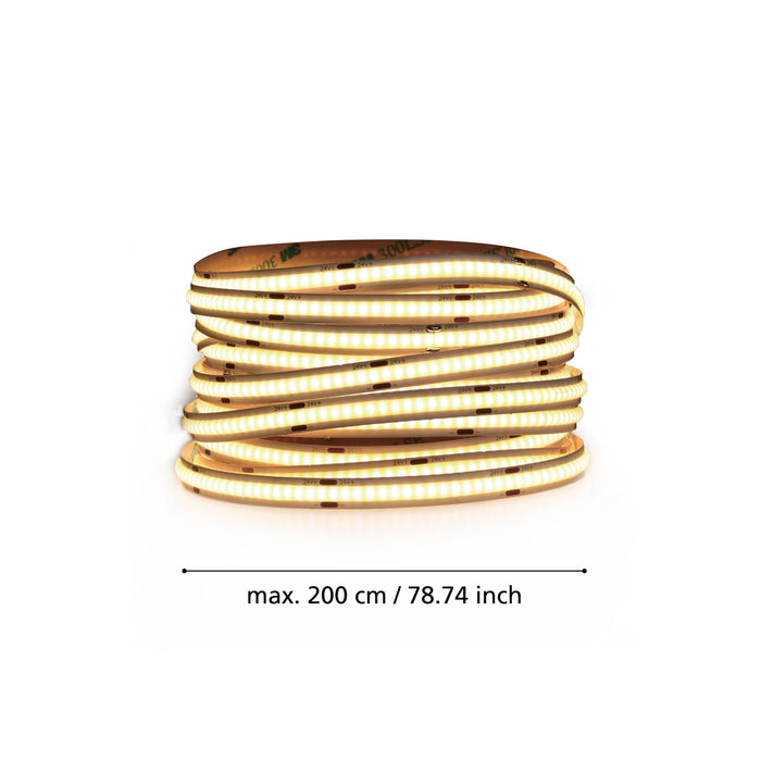 eglo cob stripe 2m led light strip living room close up