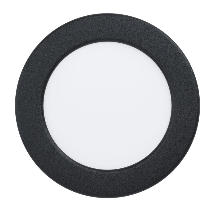 Eglo Fueva 5 Black Cool White LED Recessed Light - 11.7cm — rear view