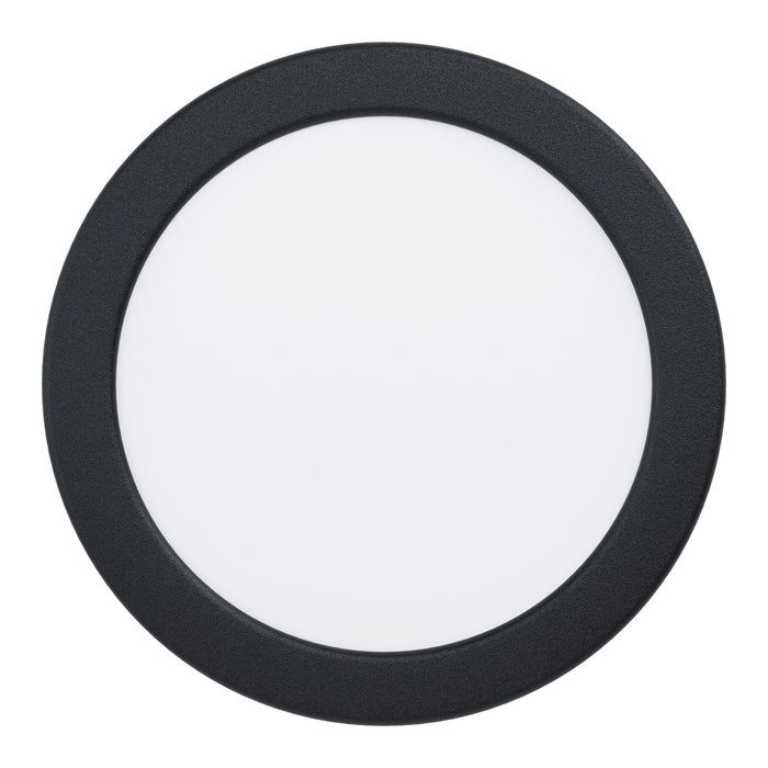 Eglo Fueva 5 Black LED Recessed Ceiling Light - 16.6cm — rear view