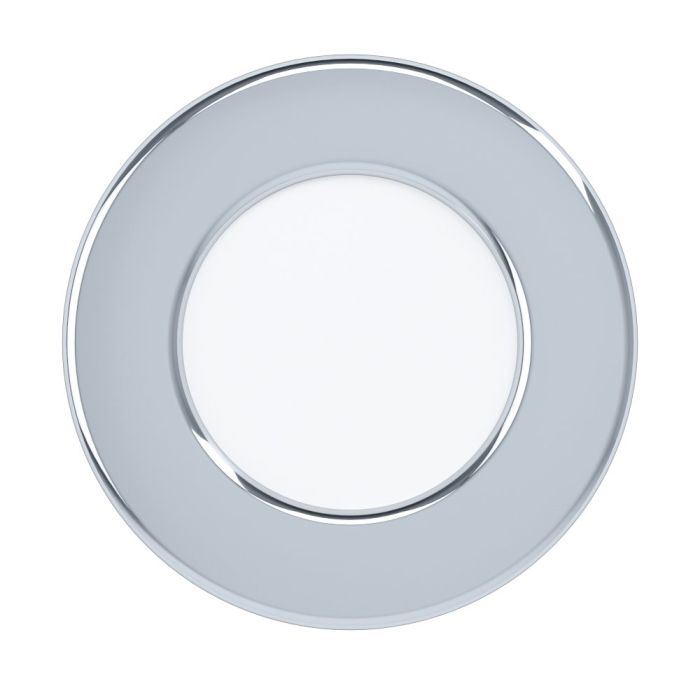 Eglo Fueva 5 Chrome LED Recessed Ceiling Light - 8.6cm — lifestyle setting