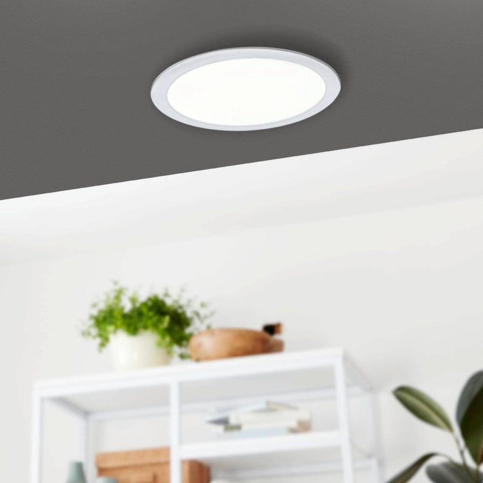 eglo fueva 5 led cool white recessed ceiling light 21 6cm